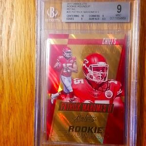 Patrick Mahomes Rookie Graded 9 !!Nice Card